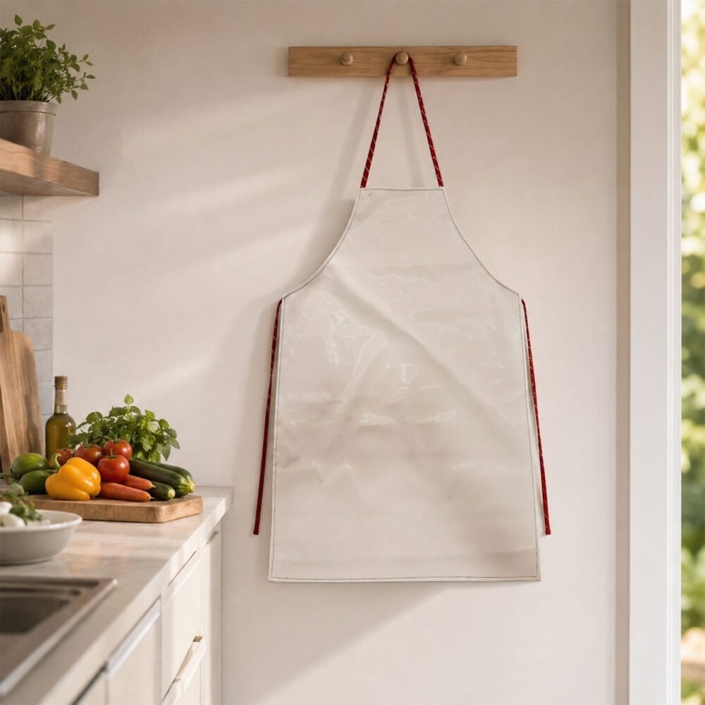 Waterproof Kitchen Apron – Full Coverage & Adjustable Fit for Cooking