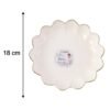 Lotus Flower Decorative Serving Tray – Elegant Snack & Dry Fruit Platter