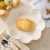 Lotus Flower Decorative Serving Tray – Elegant Snack & Dry Fruit Platter