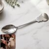 Stainless Steel Dinner Spoon – Elegant Carved Handle for Daily Use
