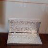 Decorative Multipurpose Silver Cash Box – Stylish 20x9cm Gift Case