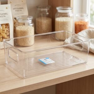 11379-01-no-sku_c62d5433-7e90-4bb8-88fc-6d354ce0f6cb.jpg Plastic Storage Box Organizer with Handles – Clear & Space-saving