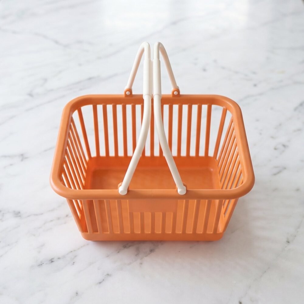 11380-03-product_af5d1726-af55-42af-835d-99e327da1a17.jpg Plastic Storage Basket with Foldable Handles – Compact & Durable Organiser