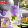 11394-02_1ffc9c69-98e0-4bcb-a7db-91a5de1a4cc1.jpg Glass Tumbler with Lid – Reusable, Stylish Cold Beverage Mug