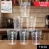 Pyramid Glass – 300 ML Unbreakable Plastic Tumbler
