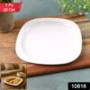 Square Plastic Dinner Plate – 20 cm Durable & Easy Clean