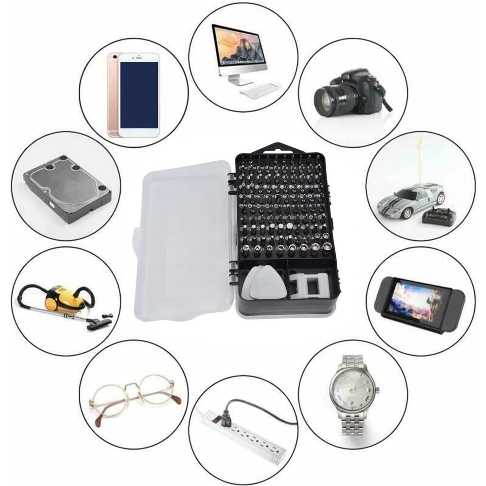 11_86f53bc2-e5c6-4c29-a877-e7418737f9b9.jpg Precision Screwdriver Kit – 117-Piece Electronics Repair Set | BoltForce