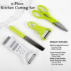 Kitchen Cutting Set – 4-Piece Stainless Steel Multi-Tool Kit