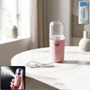 Nano Mist Sprayer – Portable & Refillable for Instant Facial Hydration