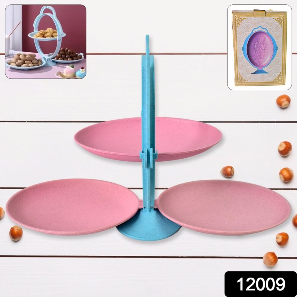 Foldable Fruit Plate – Space-Saving Multi-Use Kitchen Organizer
