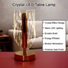 Crystal LED Table Lamp – Elegant Modern Bedside Lighting