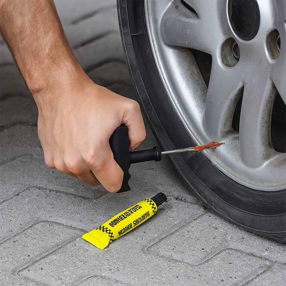 Tubeless Tyre Puncture Repair Kit ñ 5 Pc Emergency Set | Arrive Kit