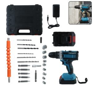 156071.jpg Cordless Drill Machine – Portable Power & Versatile Use