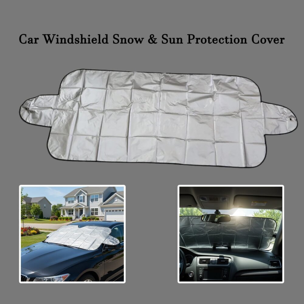 15646_car_windshield_sunshade.jpg Car Windshield Protection Cover – Universal Snow & Sun Guard