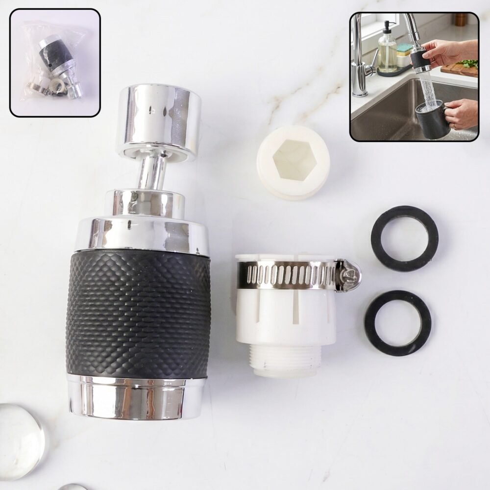 Kitchen Faucet Sprayer – 360° Rotatable & Water-Saving Nozzle