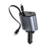 4-in-1 Car Charger – Dual Cables & 120W Super Fast Power