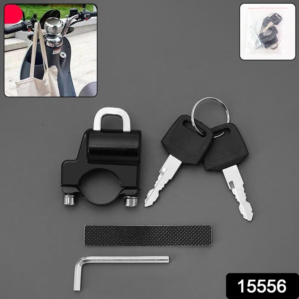 Helmet Lock for Motorcycles – Heavy-Duty Handlebar Security