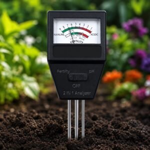 16076_soil_meter_main.jpg 2 in 1 Soil Meter – Accurate pH & Fertility Testing for Gardens