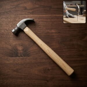 Heavy Duty Wooden Handle Claw Hammer – Durable & Precise Tool