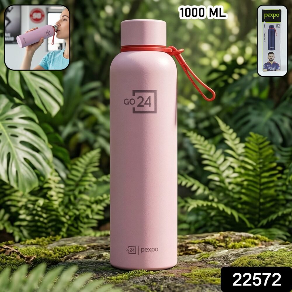 Vacuum Insulated Water Bottle – Keeps Drinks Hot & Cold for Hours