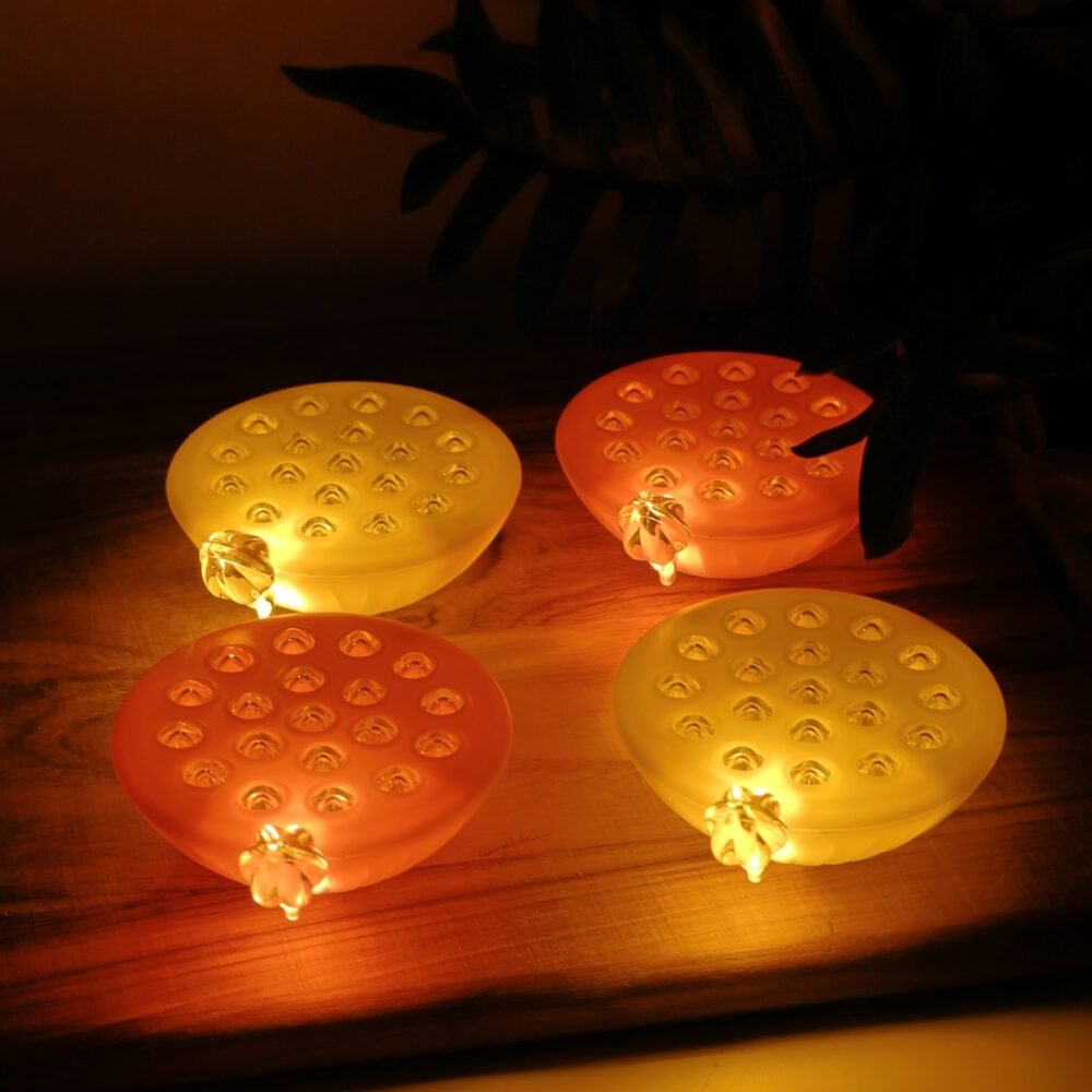16_light2.jpg Lotus Canopy LED Decorative Lamps – Set of 4 Multicolor Lights