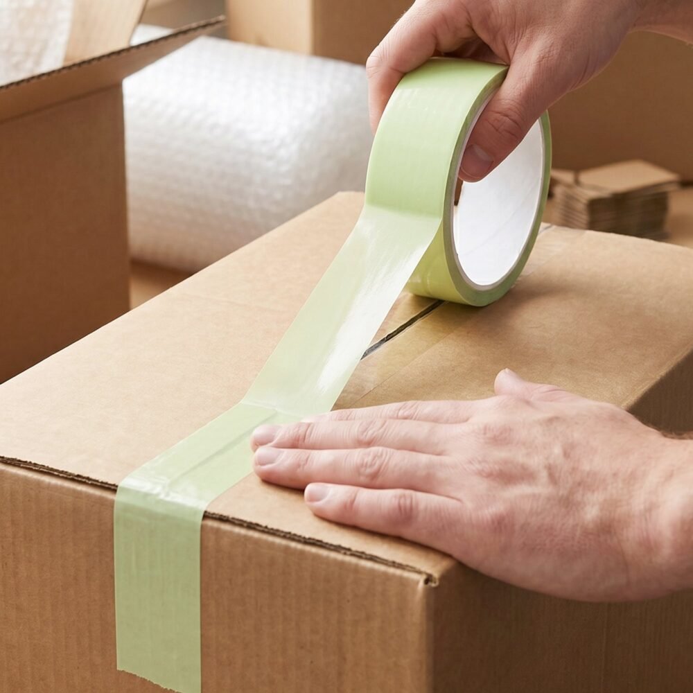 17052_adhesive_tape_lifestyle2.jpg Strong Adhesive Packaging Tape – Heavy Duty Sealant for Cartons