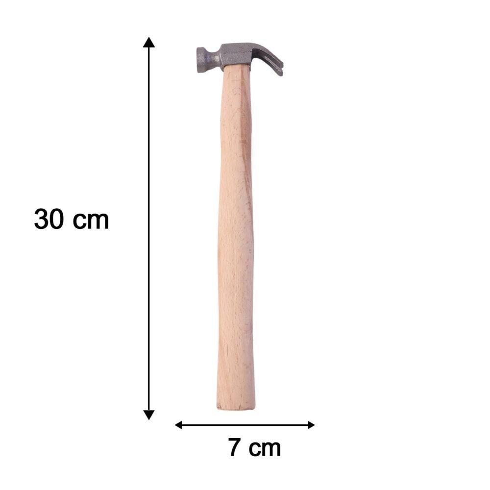 17056-06-size_b2a0ef5c-7d4d-4529-8e17-89c1a69bc0c5.jpg Wooden Handle Claw Hammer – Durable Steel Head for Carpentry