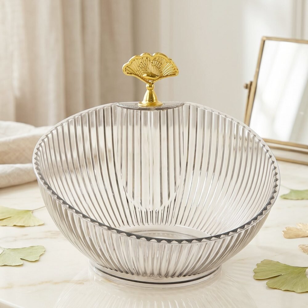 17123-01-no-sku_85c791a5-e56b-4a0a-ab53-0e727700d9a1.jpg Decorative Plastic Fruit Bowl – Elegant Gold Accent for Dining
