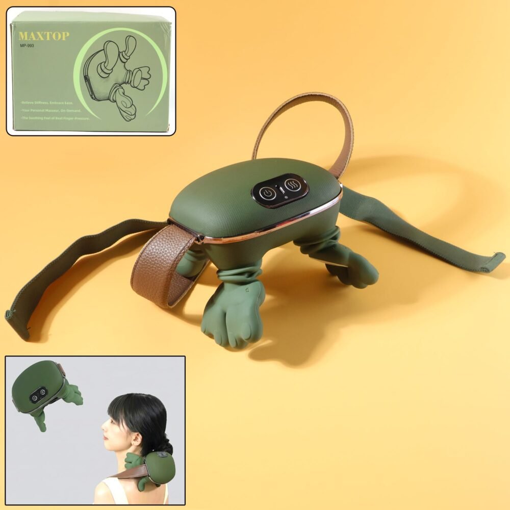 17_massager.jpg Neck & Shoulder Massager – Rechargeable Kneading with Heat Therapy
