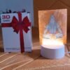 Lord Shiva 3D LED Frame – Soft Warm White Light Decor