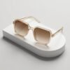 Square Retro Sunglasses – Trendy Oversized Gradient Tinted Eyewear