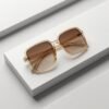 Square Retro Sunglasses – Trendy Oversized Gradient Tinted Eyewear