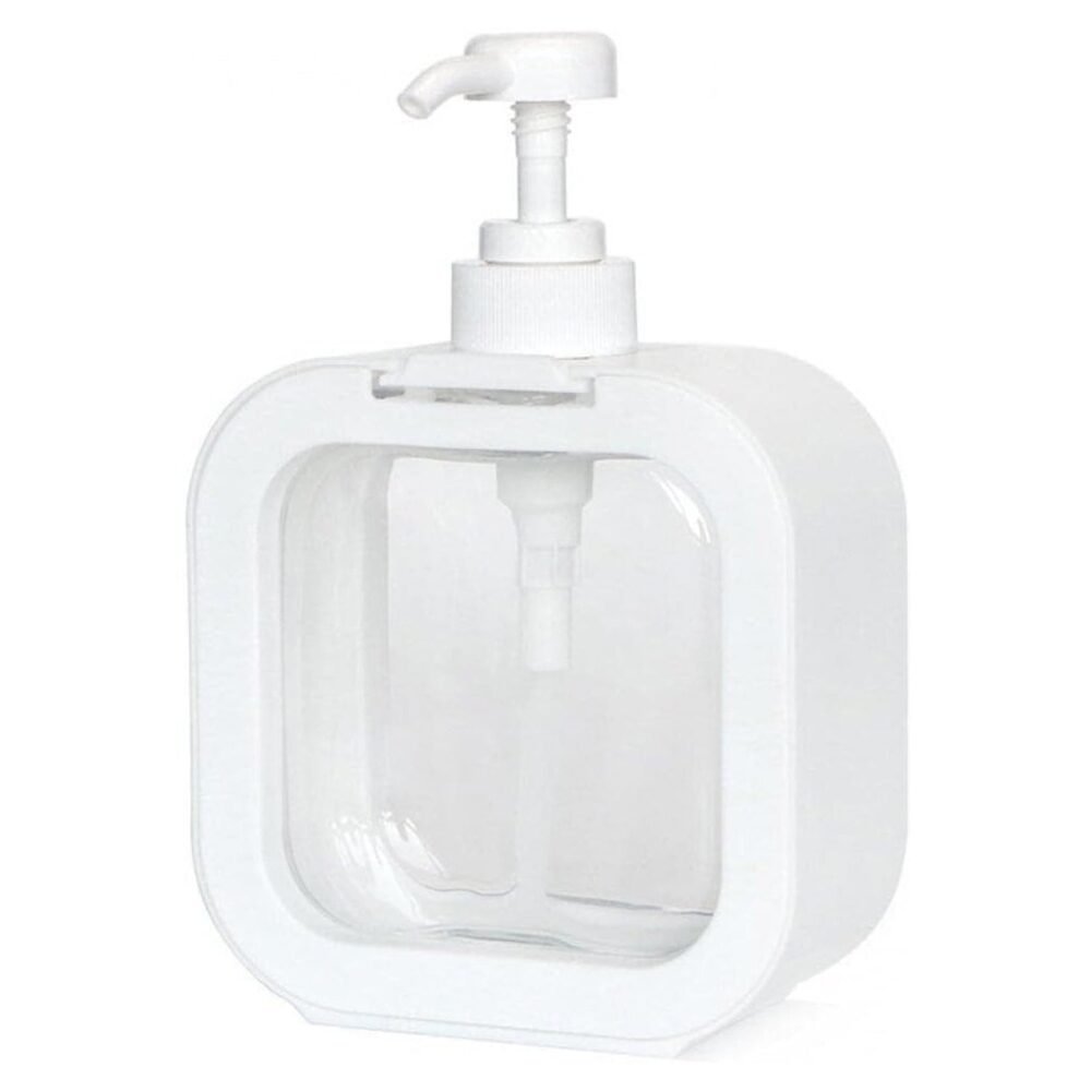 Soap Dispenser ñ Clear Refillable Pump Bottle | VelvetBubbles