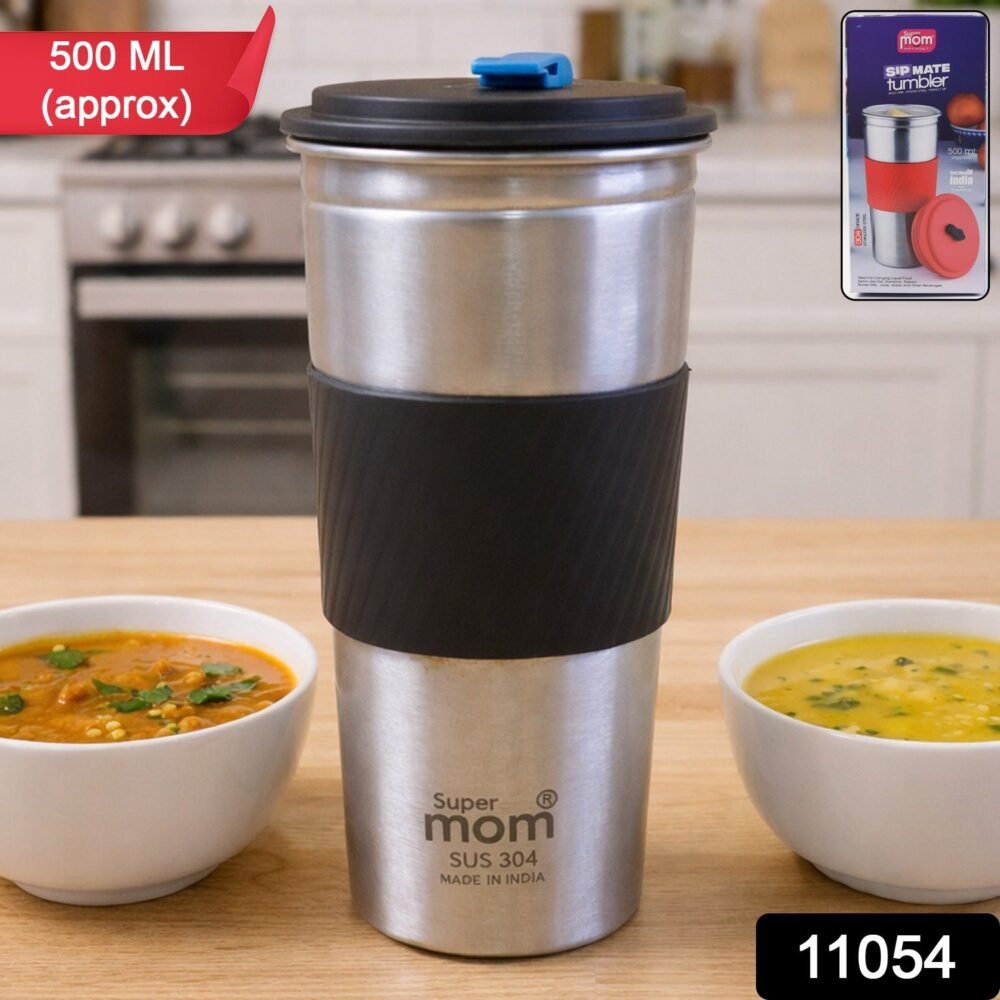 Stainless Steel Travel Tumbler – Leak-Resistant, 500ml Capacity
