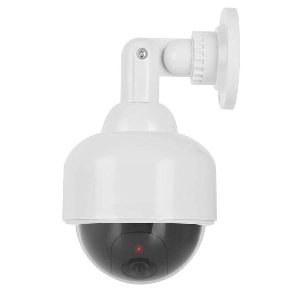 Dummy CCTV Camera – Realistic with Flashing LED & 360° Rotation | Safelix