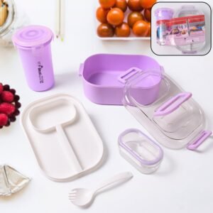 Kids Lunch Box Set – BPA-Free with Bottle & Spoon