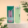 Glass Water Bottle 400ml – Leakproof, Thermal & BPA-Free