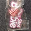 Plus Size Barbie Keychain – Glitter Finish & Tassel Charm