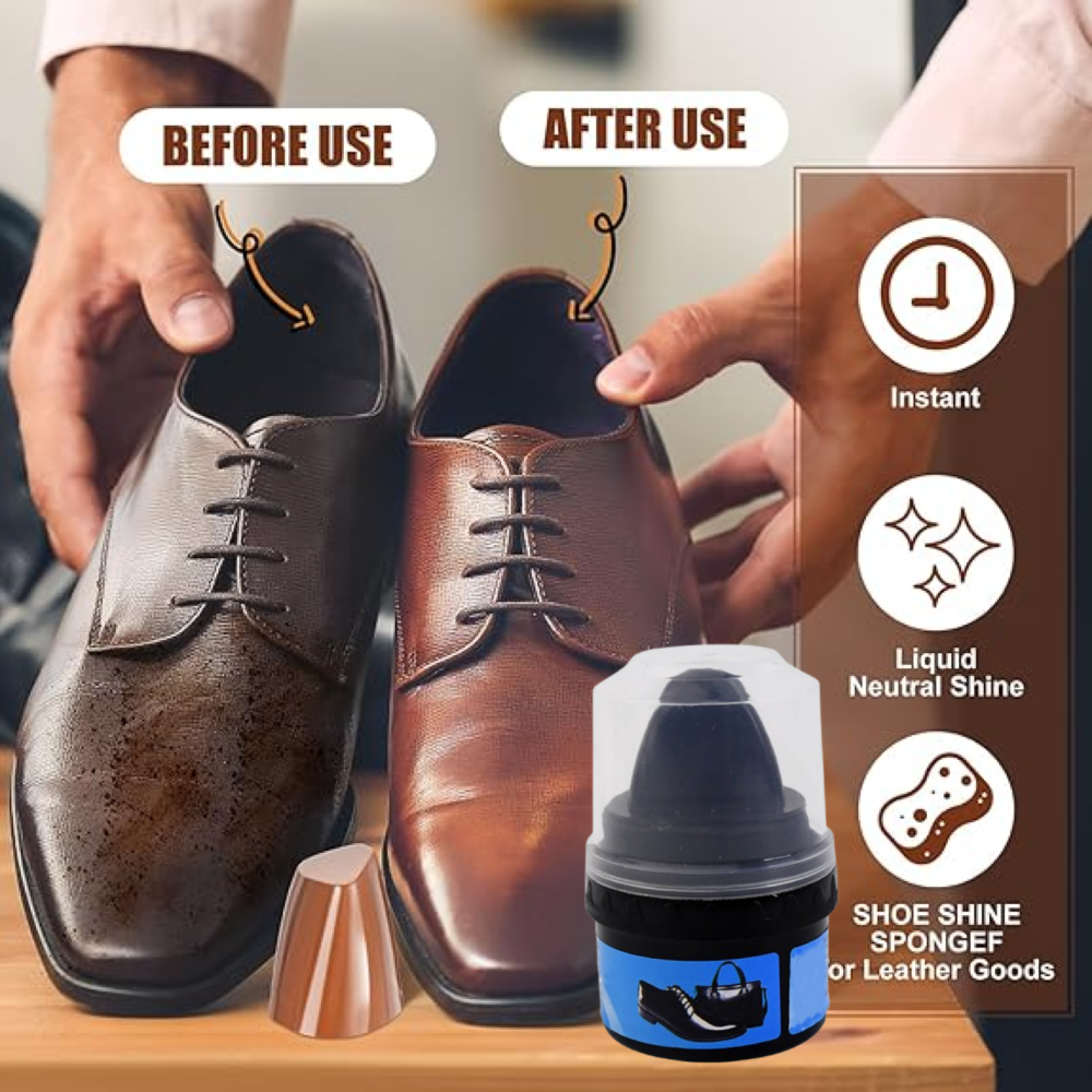 Shoe Shine Sponge – Instant Shine & Travel-Friendly Polish