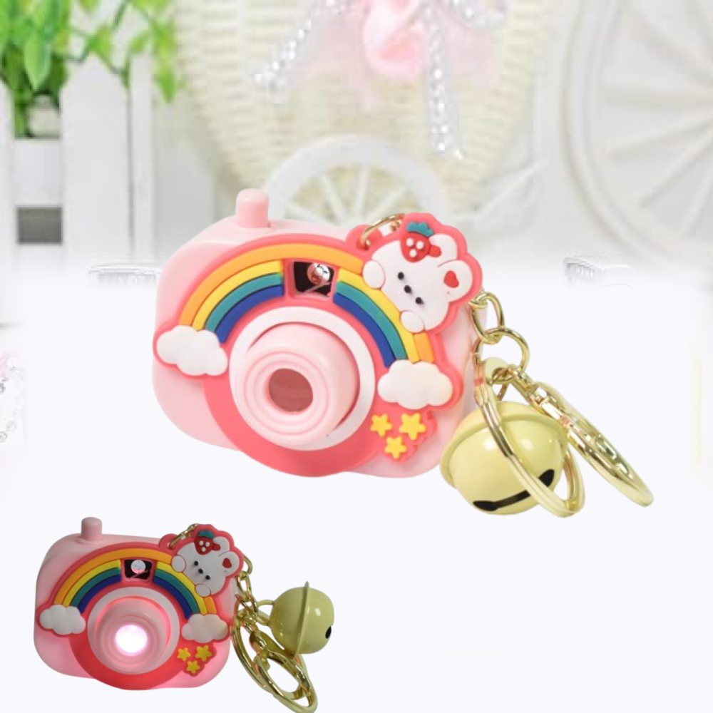 20243.png Projective Camera Keychain – Fun Rainbow Image Projector