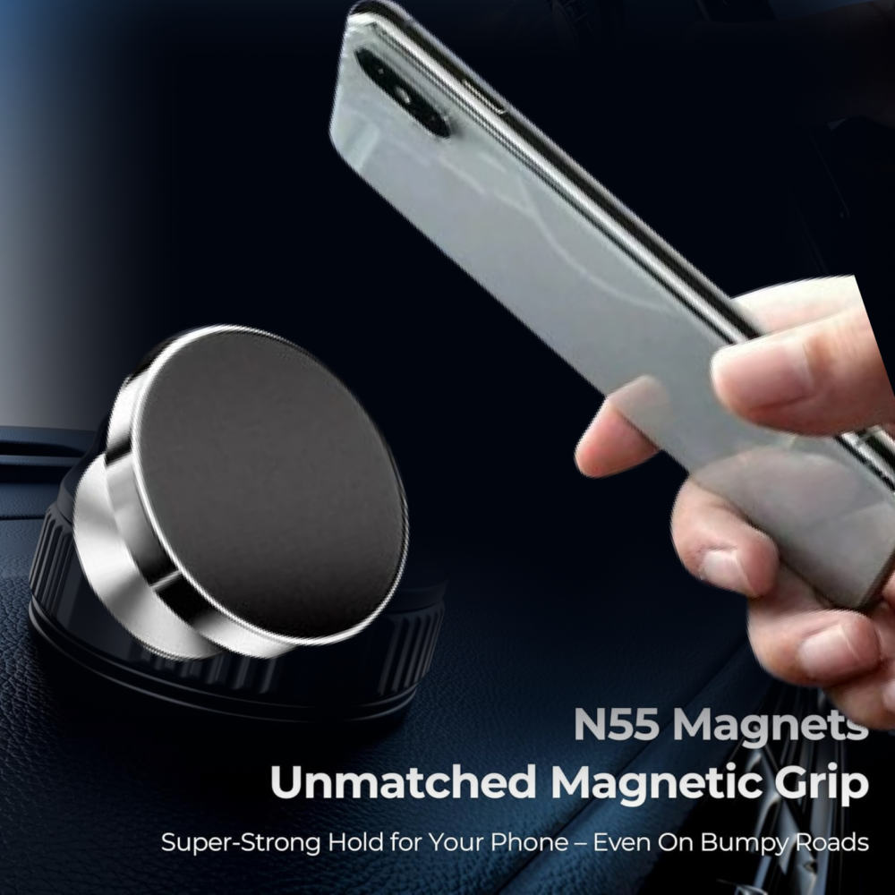 20263.png Magnetic Phone Holder Stand – 360° Rotating Secure Grip
