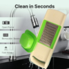 6-in-1 Vegetable Slicer – Multipurpose Kitchen Cutter with SS Blades