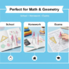 Student Geometry Compass Set – 4-in-1 Precision Drawing Kit