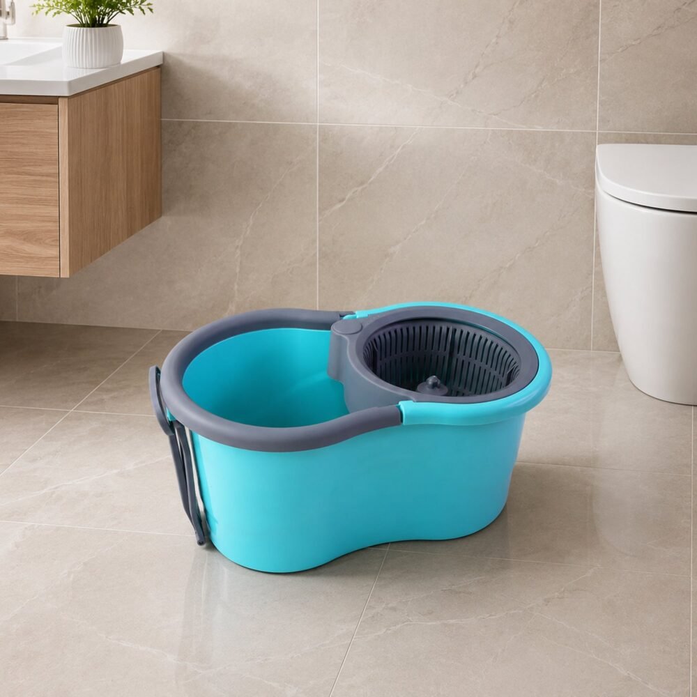 Plastic 360° Spin Mop Set – Effortless Floor Cleaning Solution