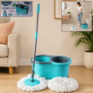 Plastic 360° Spin Mop Set – Effortless Floor Cleaning Solution