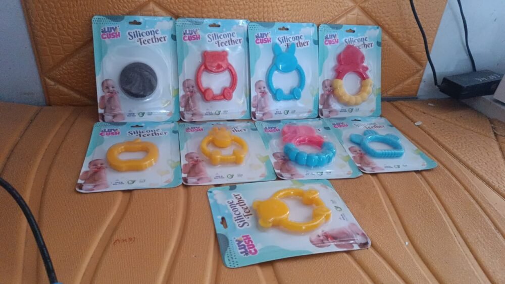 Silicone Baby Teething Toy – Soft, BPA-Free Relief for Infants