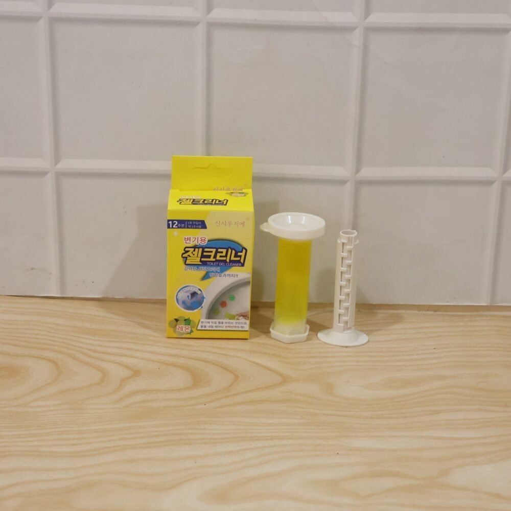 Flower-Shaped Toilet Gel Cleaner with Box – Effective stain removal