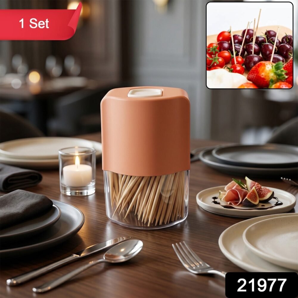 Toothpick Dispenser – Hygienic One-at-a-Time Pop-Up Design
