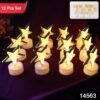 Star Shaped Flameless LED Candles – Safe & Elegant Décor Set
