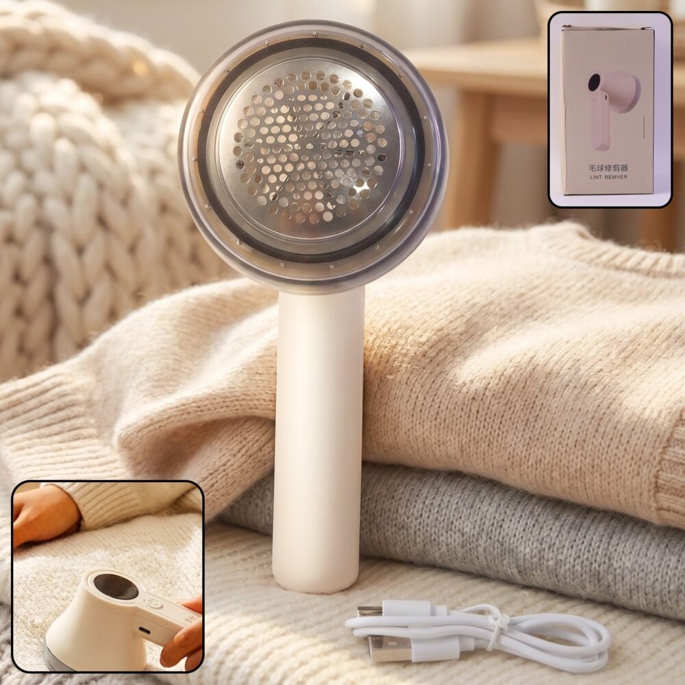 Fabric Shaver – Effortless lint removal for clothes & upholstery